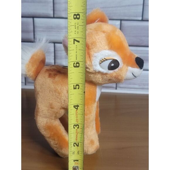 Vintage Walt Disney BAMBI Animated Film Classic 7” PLUSH Stuffed Animal toy #A44 - Picture 8 of 8